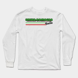 Emilia-Romagna Italia / Italian Region Design Long Sleeve T-Shirt